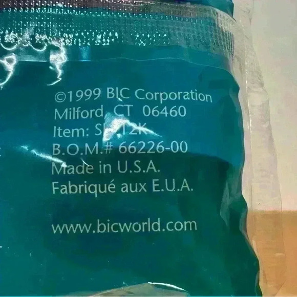 New BIC Lady Shaver Women's Disposable Razor, Pink, 15 Count 1999 Made In USA - Picture 3 of 3